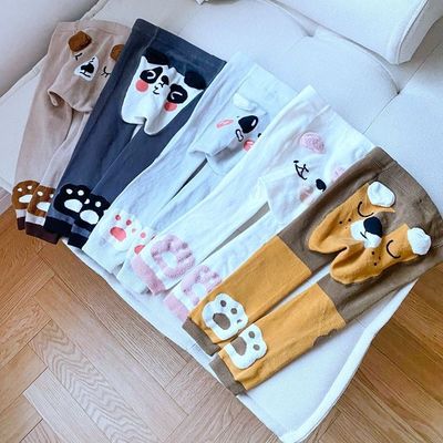 아기용 캐주얼 양복 편안하고 숨 쉬는 면으로 사랑스러운 동물 패턴