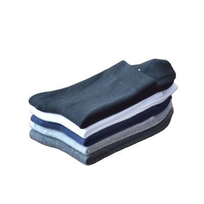 여름 직물 2%엘라스탄 다채색 단색 Bambu Casual Knitted Men's Socks