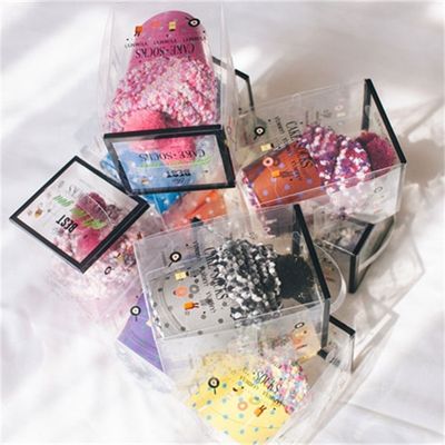 70%폴리에스터 30% 엘라스탄 산호 류 바닥 양말 LZ-21-CL8011 겨울용