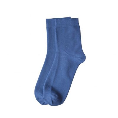 남자의 Bambu Cotton 드레스 양말 짧은 튜브 직제 단단한 검은 호흡 캐주얼 양말