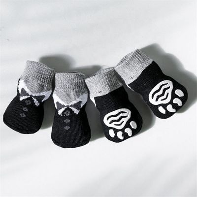 90% 폴리에스테르 10% 엘라스탄 직물 부드러운 호흡성 작은 개용 양면 개 양말