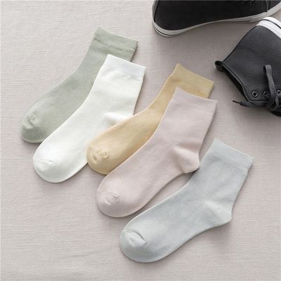 표준 두께 튼튼한 무늬 대나무 섬유 미끄러지지 않는 패션 여성용 부드러운 양말